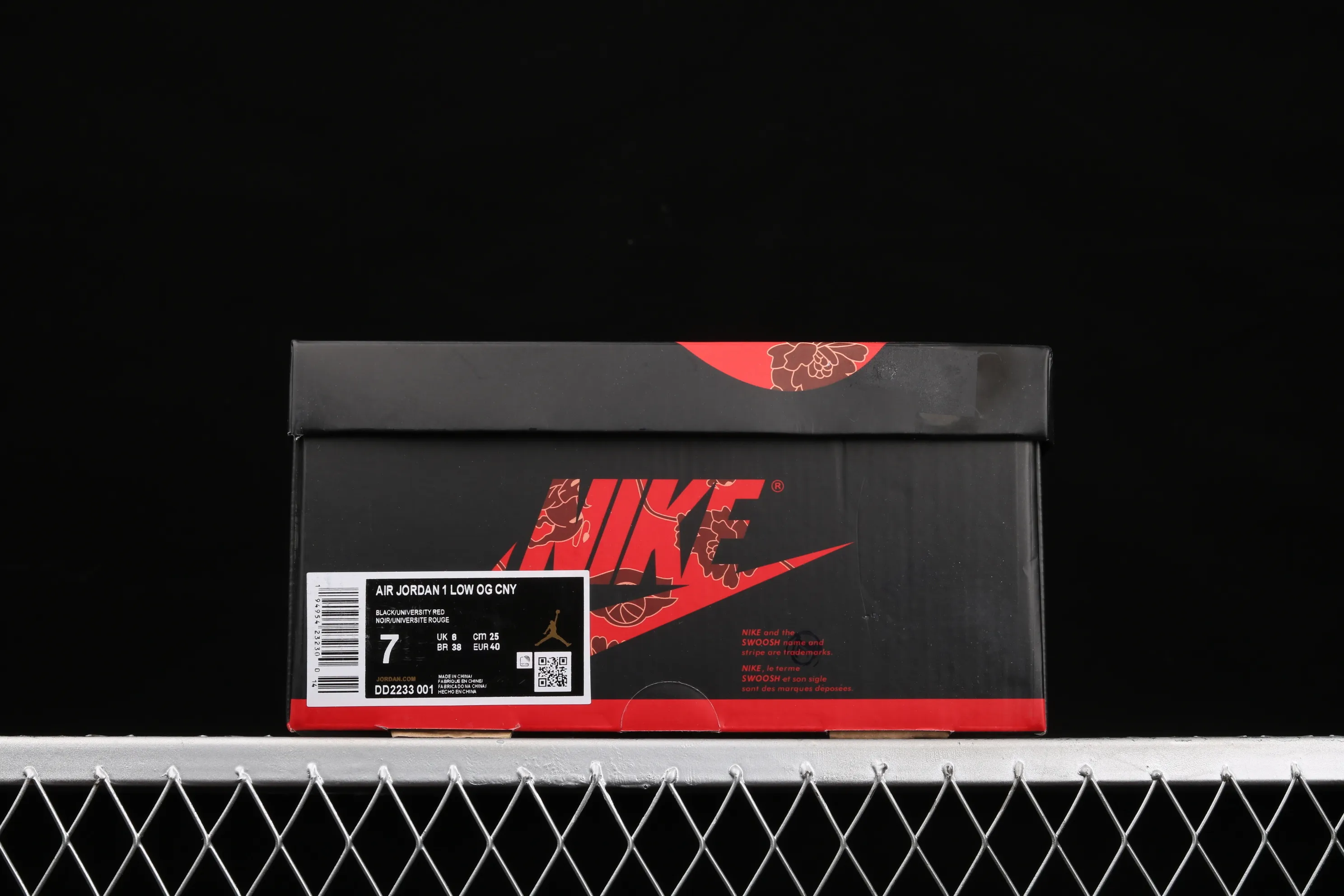 All categories Air Jordan Jordan series basketball shoes Air Jordan 1 Low Air Jordan 1 Low AJ1 Joe 1 Chinese red silk low-top cultural and leisure sports sneakers DD2233-001